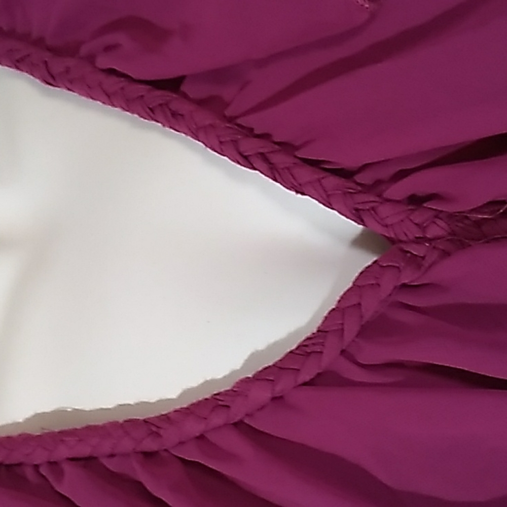 CCO New, | Robin K. | S pink blouse tunic v neck , ruffles neck BLOUSE OR DRESS - Picture 11 of 12